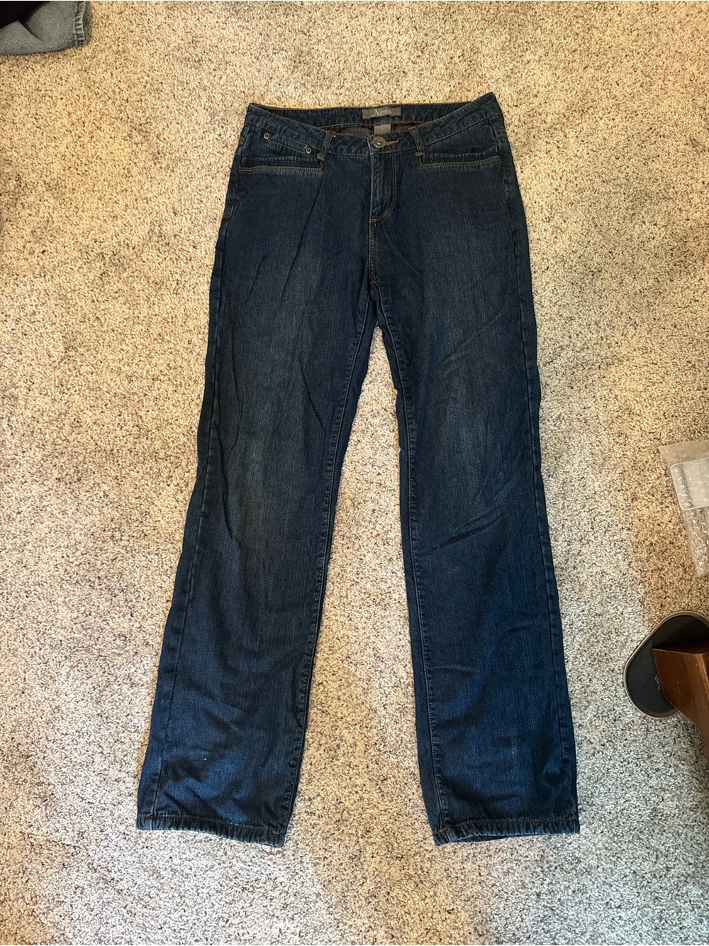 Natural Reflections Dark Blue Women's Straight-Leg Jeans